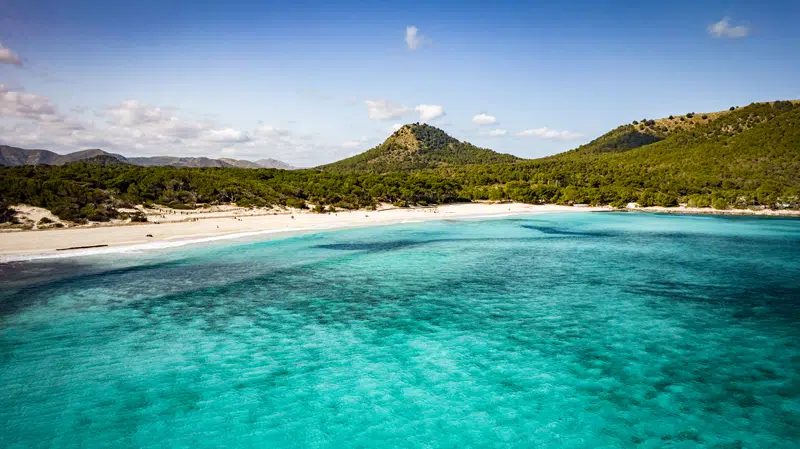 Cala Agulla, en Cala Ratjada (Mallorca)